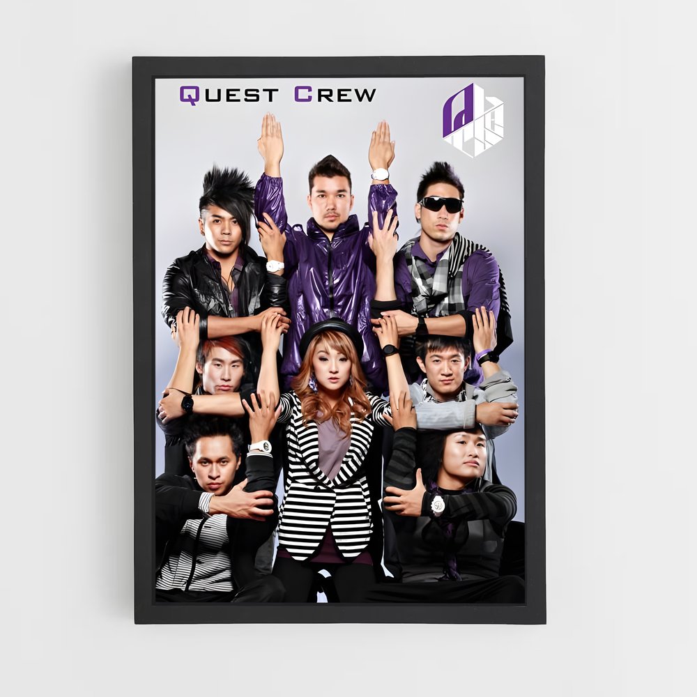 Poster La Bande des Aventuriers – affiche Danse (vue 2)